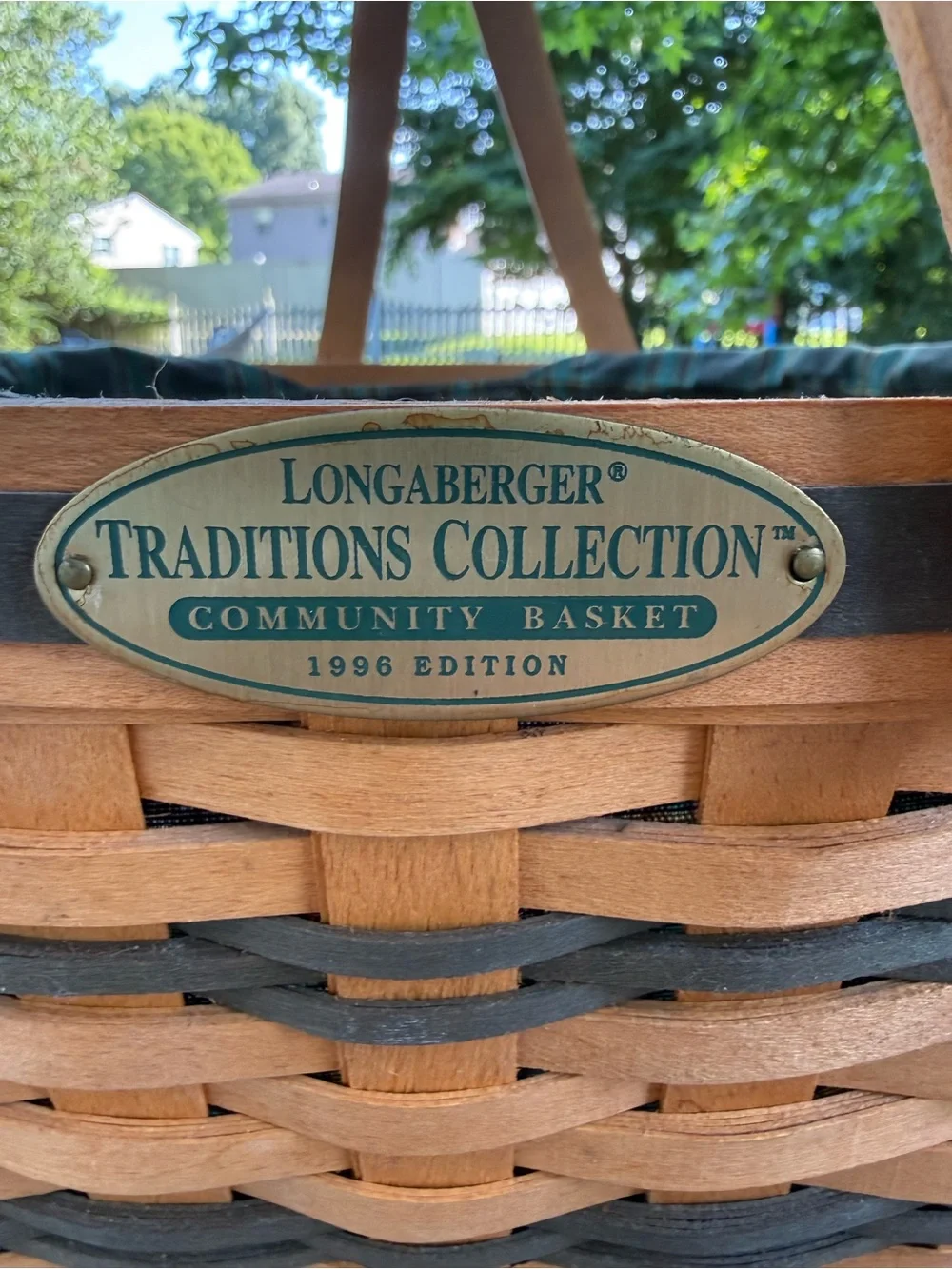 Longaberger Traditions Community Handwoven Basket w/Liner ***see photos